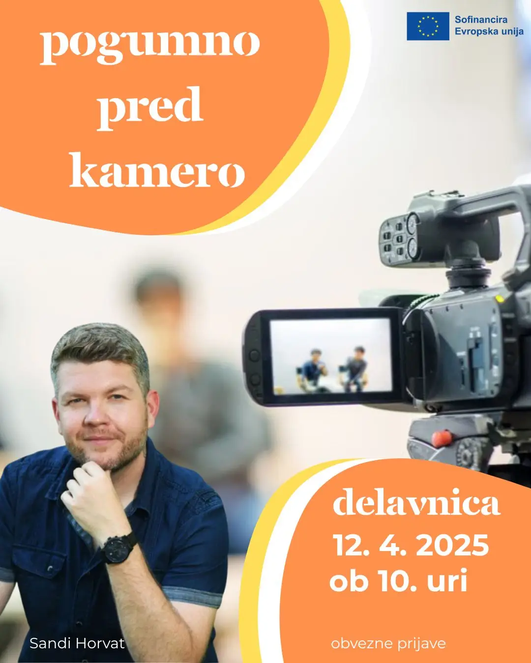 Pogumno pred kamero s Sandijem Horvatom